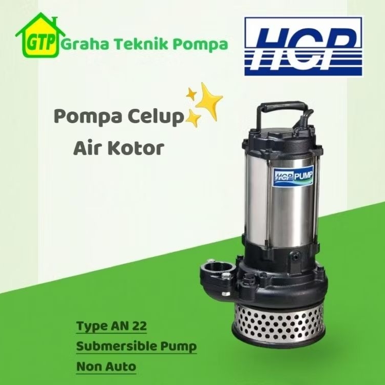 HCP AN 22 Pompa Celup Air Kotor - Submersible Pump
