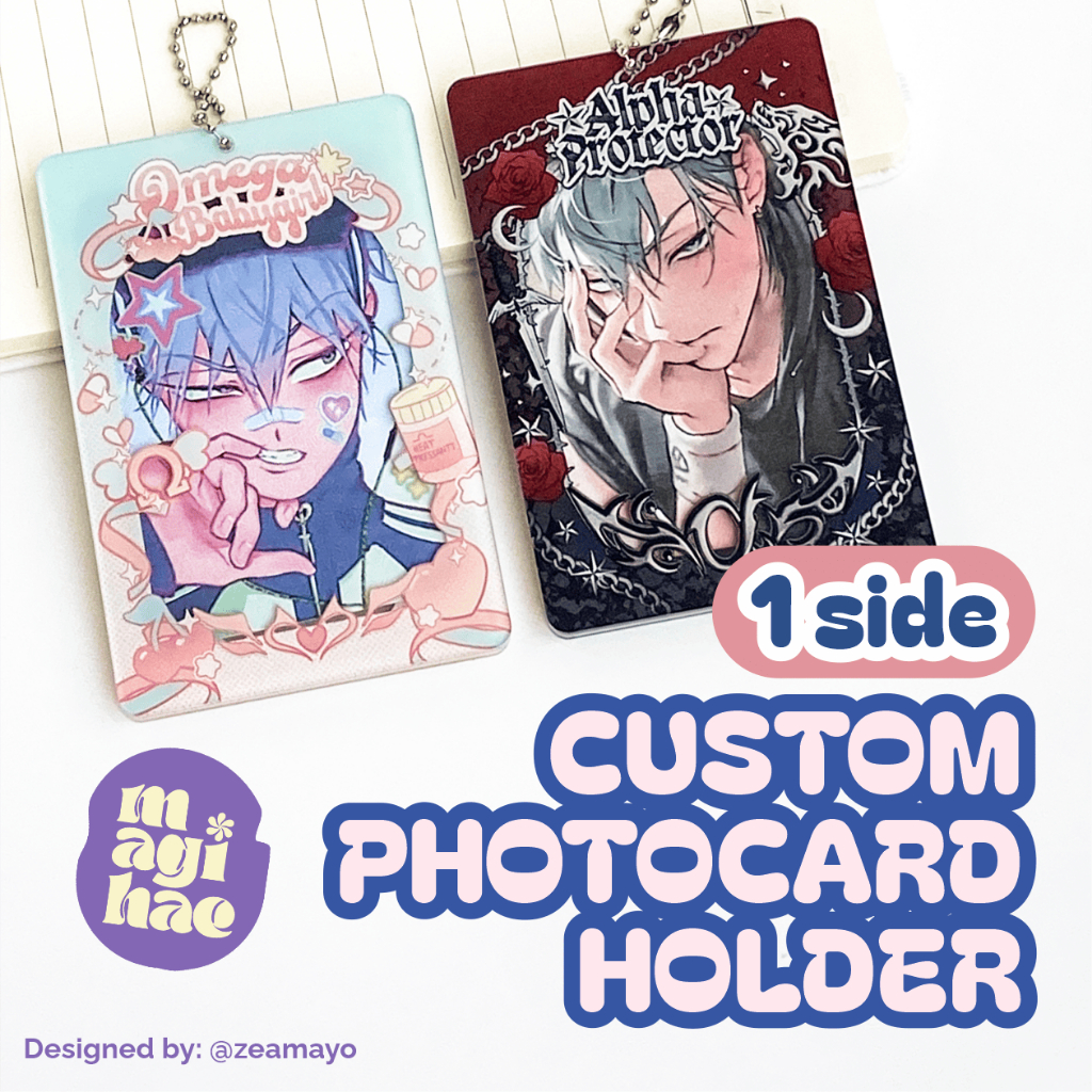 [ PREMIUM } Photocard Holder / PC Holder Acrylic Frame 1 Sisi Transparan / Custom PC Holder