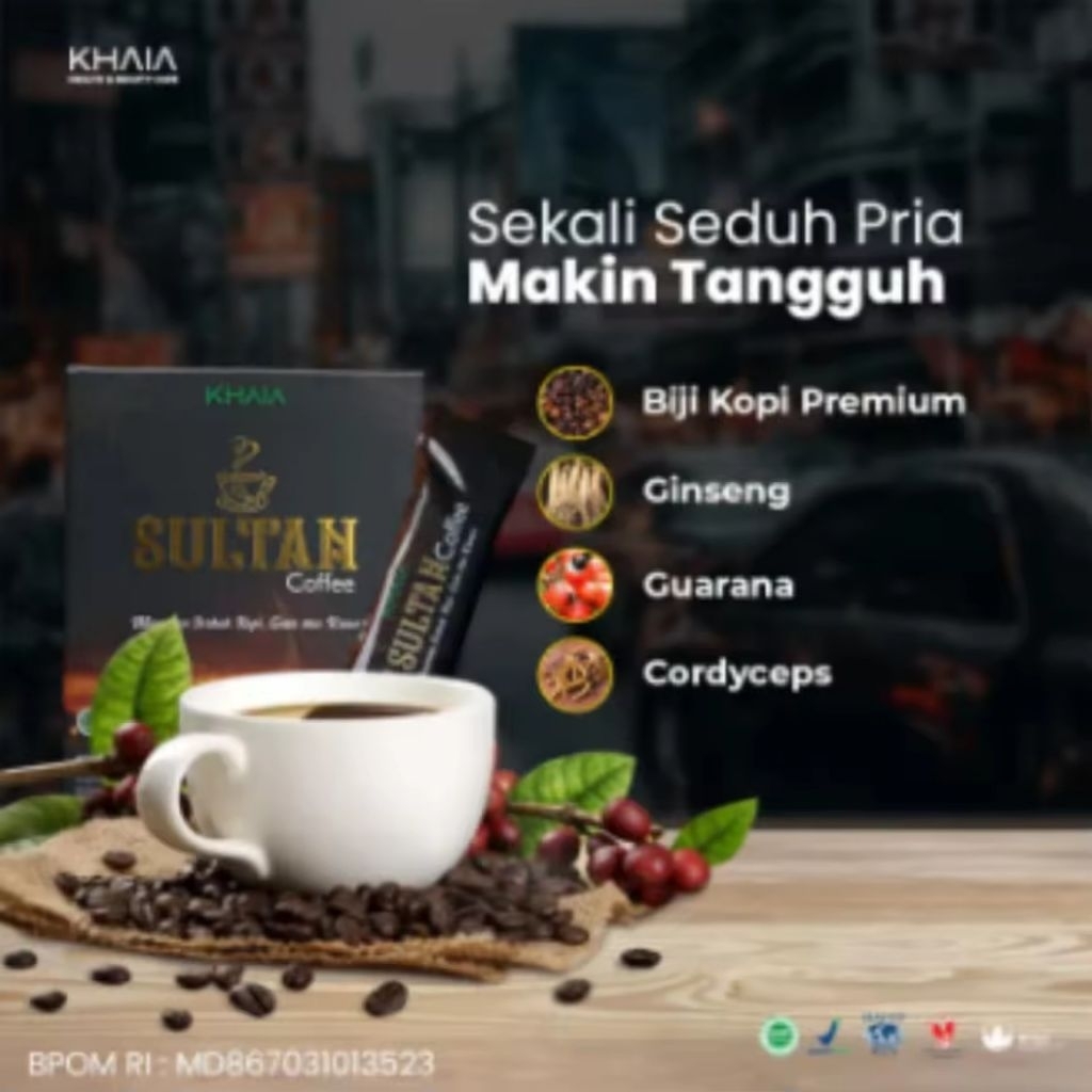 

Khaia Coffe sultan Kopi Herbal Kopi Kesehatan Pria