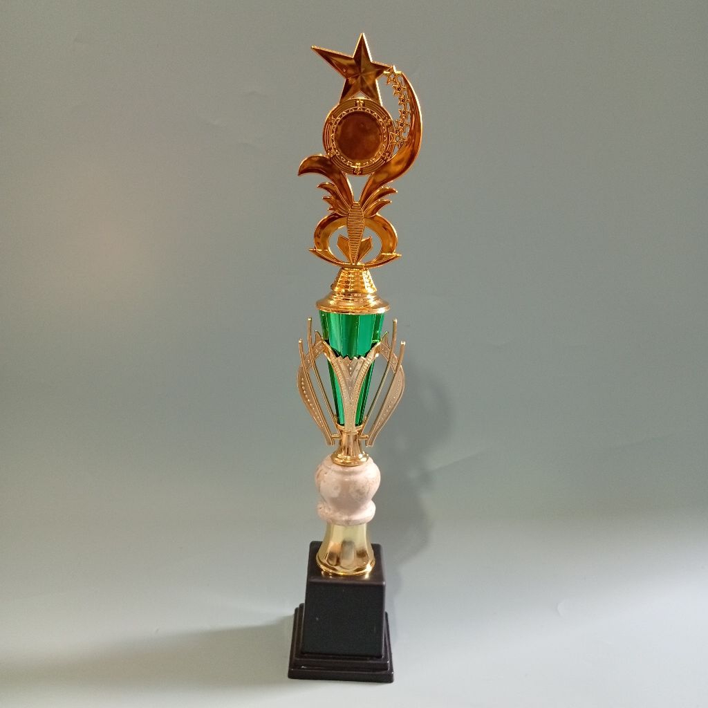 PIALA OSLO KECIL HIJAU | PIALA SET DAN SATUAN | PIALA MURAH