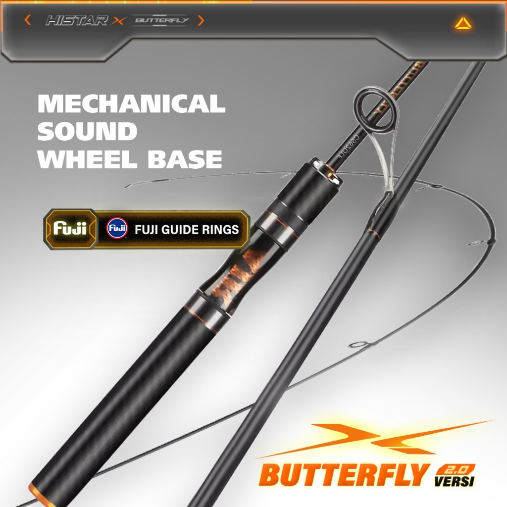 JORAN HASIDA BUTTERFLY FULL FUJI 502 526 602 Baitcasting/Spinning Baitcasting Fuji Guides
