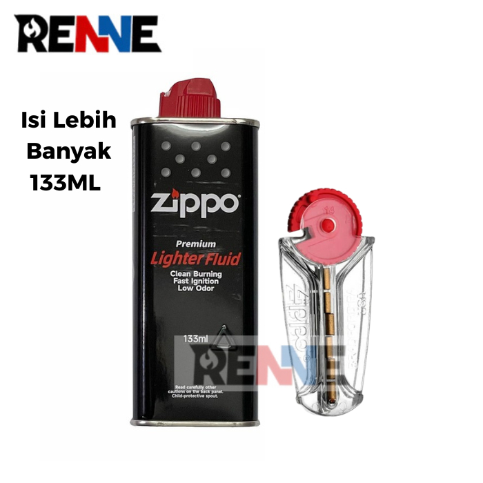 Paket Hemat Murah Minyak Zippo Plus Batu Zippo Original