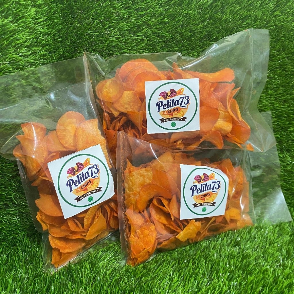 

KERIPIK SINGKONG / KERIPIK UBI RENYAH - ORIGINAL / JAGUNG MANIS / BALADO / KARI | 200 GR