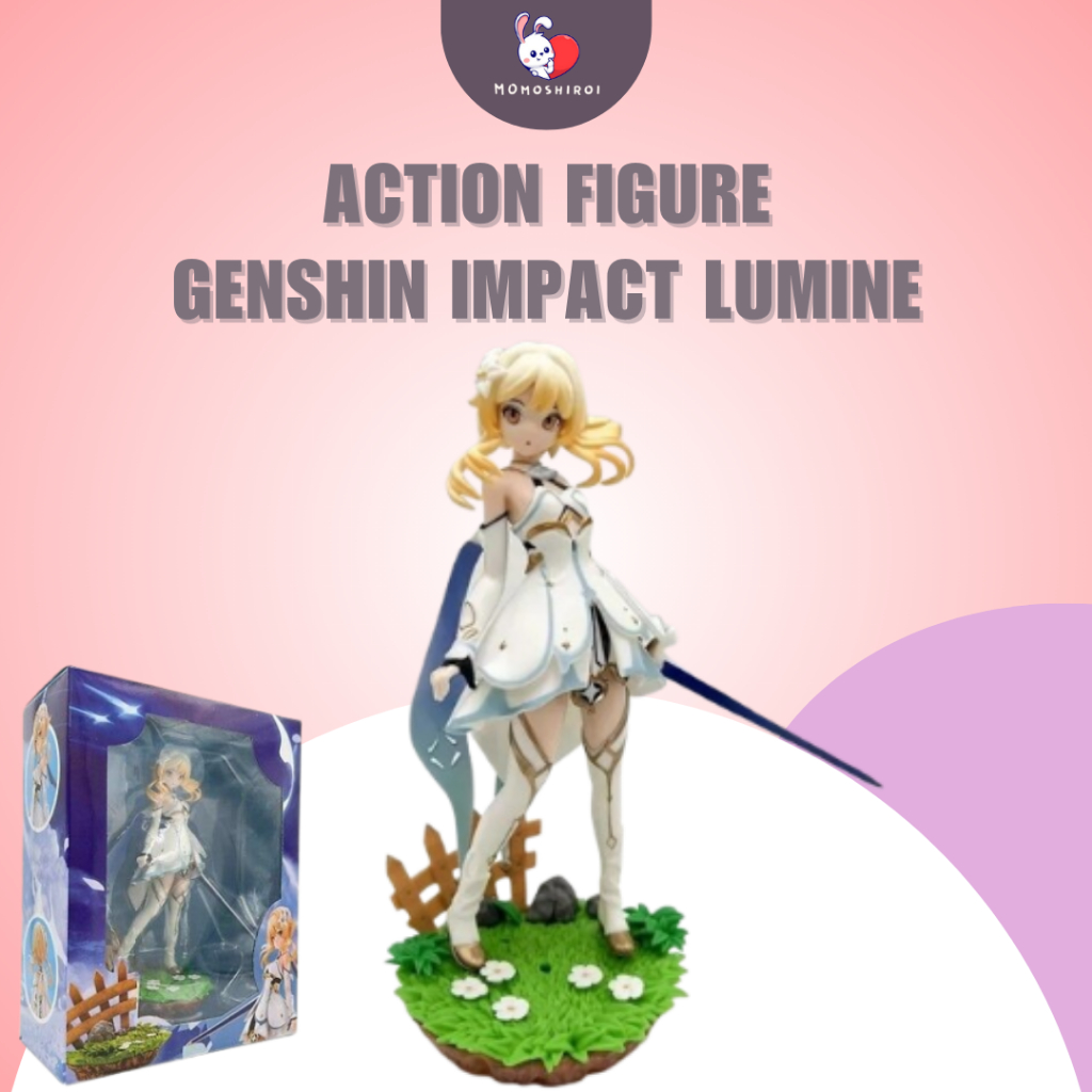 Lumine Figure Genshin Impact PVC / Miniatur Pajangan Action 20cm