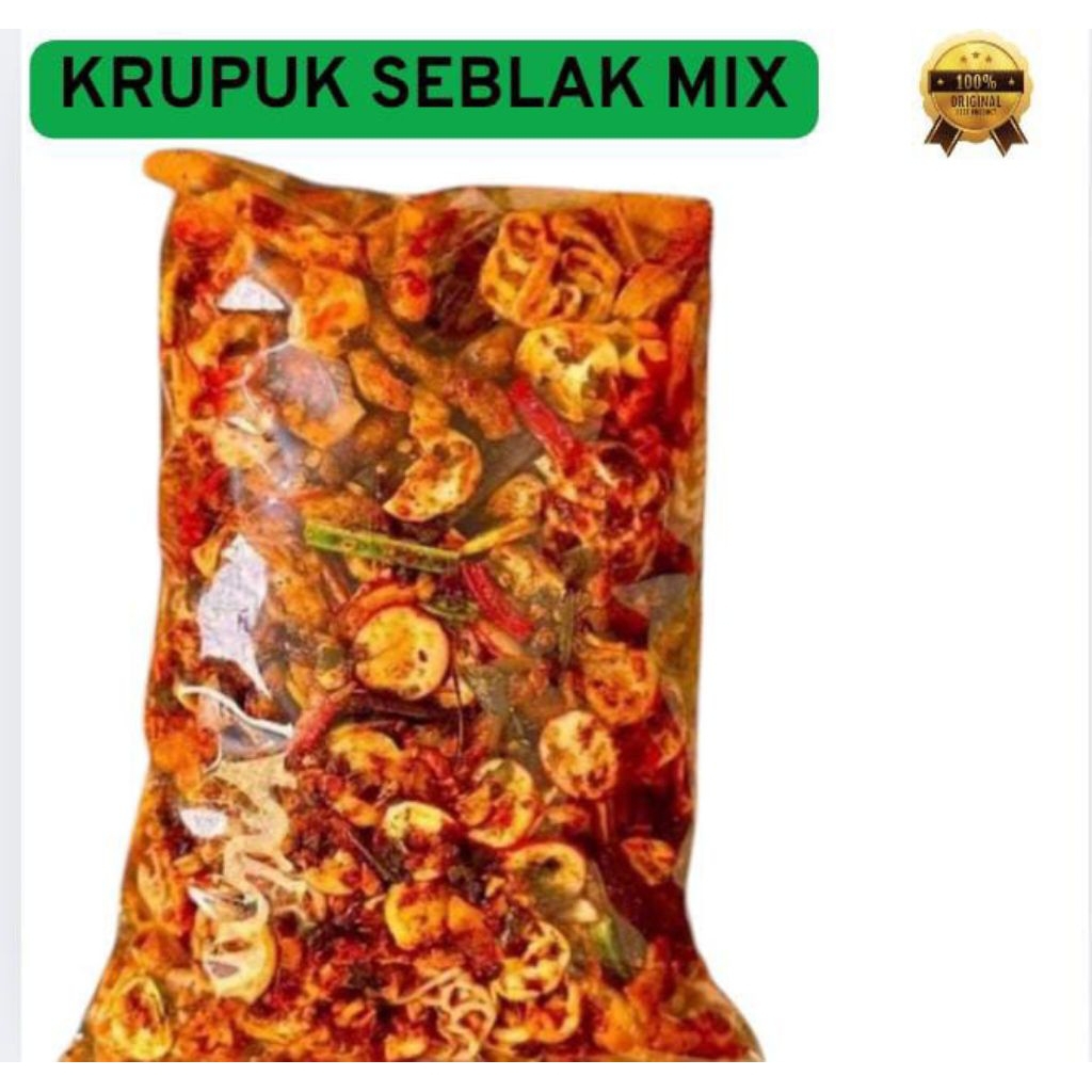 

kerupuk seblak mix/ BASRENG campur 500grm
