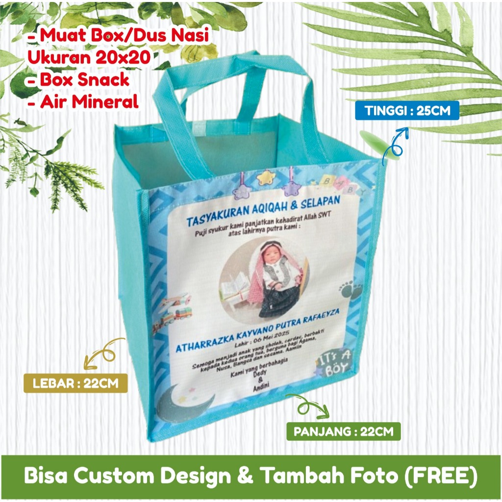 

Tas Aqiqah Termurah Tas Kelahiran Tas Selapan Tas Jinjing Berkat Goodiebag Murah
