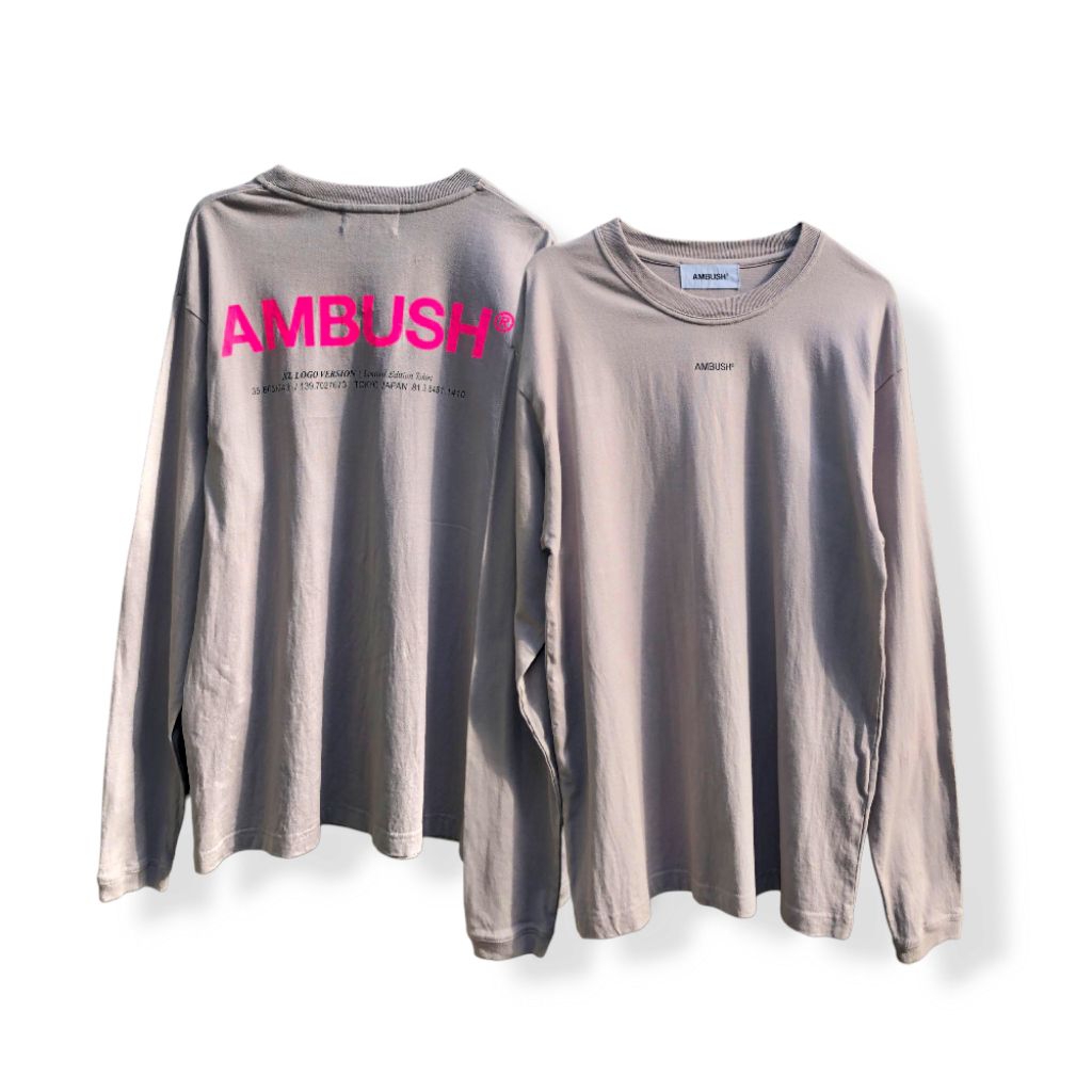 AMBUSH KAOS LENGAN PANJANG BRAND JAPAN