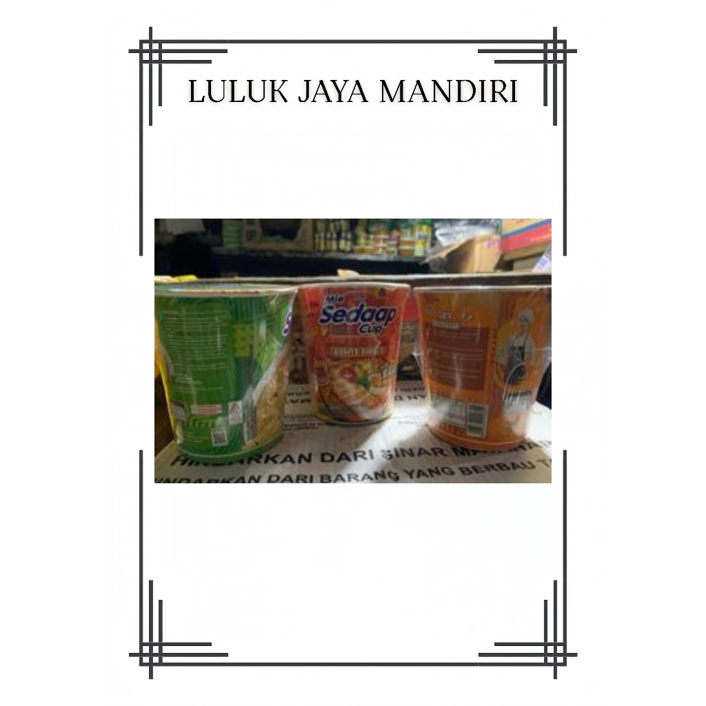 

Mie Sedaap Cup Rawit Bingit Kari Ayam 79gr | Mie Instan Super Pedas dalam Cup, Termurah