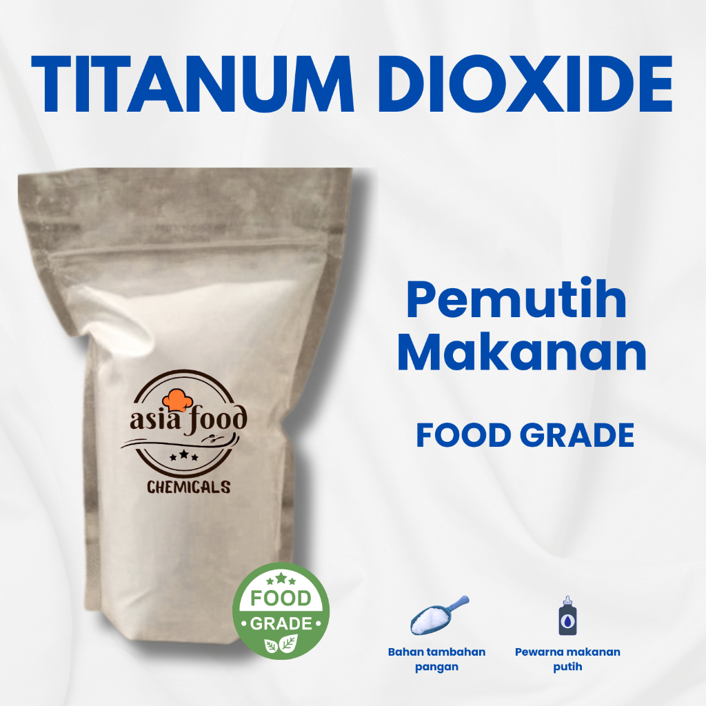 

Pewarna Makanan Putih Food Grade / Titanium Dioxide Food Grade