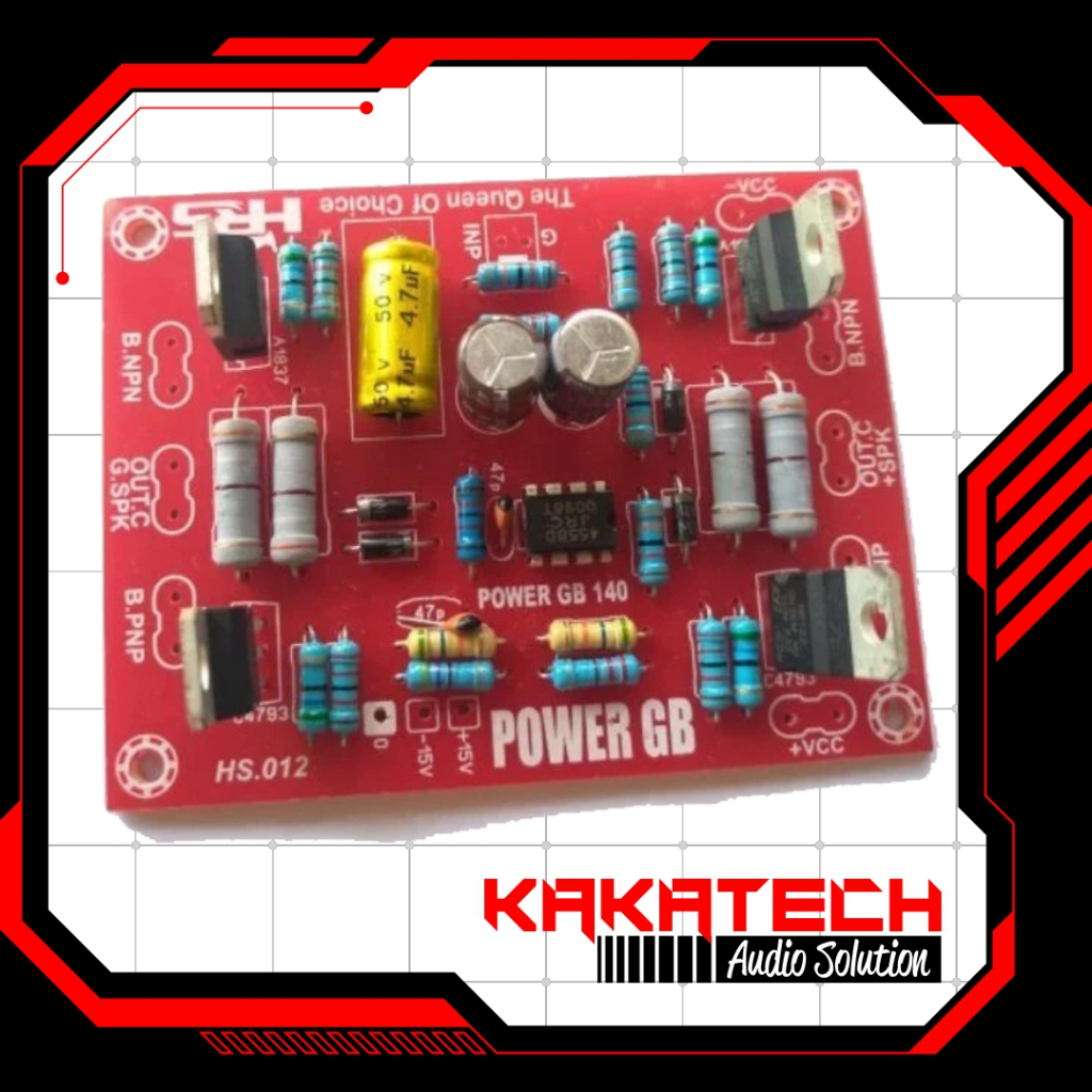 DRIVER GB 140 watt power versi 2