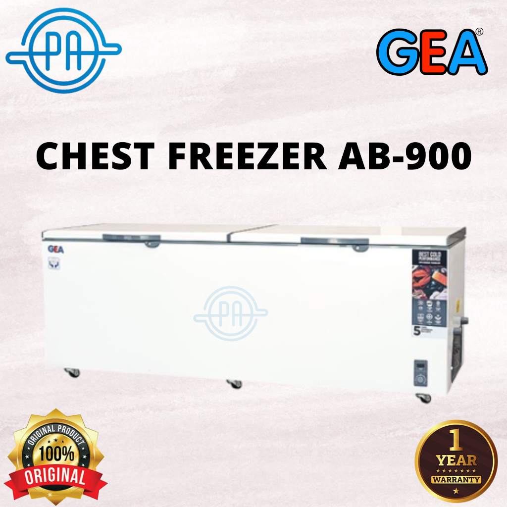GEA CHEST FREEZER AB-900-T-X / AB 900 FREEZER BOX AB900 KOTAK ES GEA AB-900