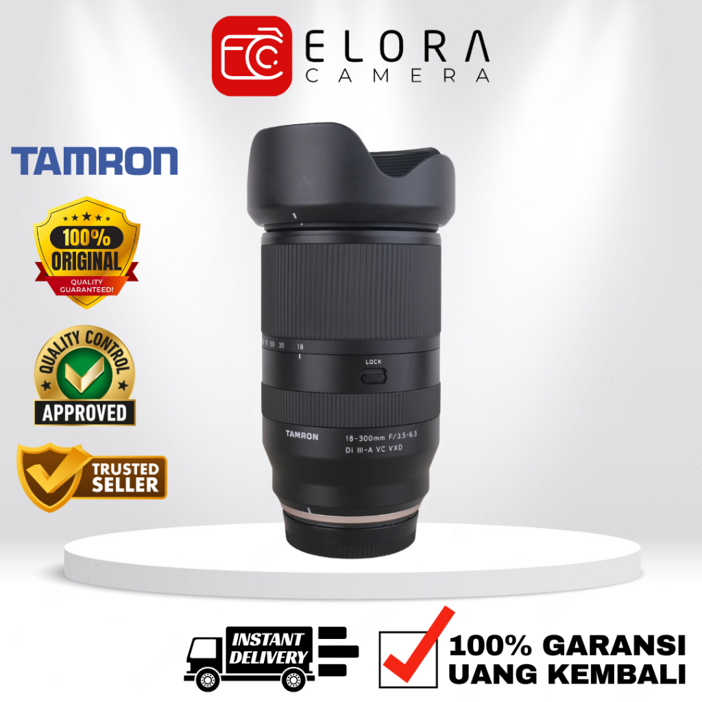 Tamron 18-300mm F3.5-6.3 Di III-A VC VXD For Fujifilm / Lensa Tamron 18-300 mm F 3.5-6.3 Di III A VC