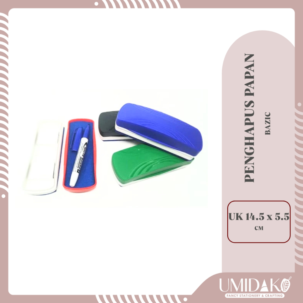 

[UMIDAKO] WHITEBOARD ERASER/PENGHAPUS PAPAN TULIS BAZIC 6002
