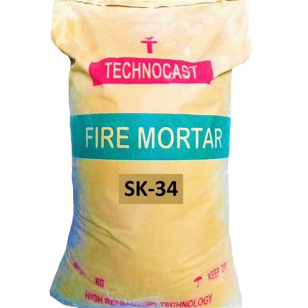 SEMEN TAHAN API SK-34 (UNTUK PASANG) | MORTAR SK-34