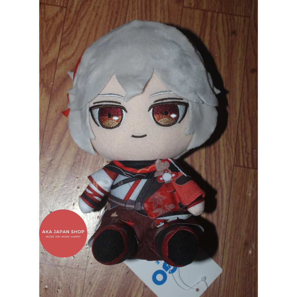 Limited Genshin Impact Osuwari Nuigurumi Plushie Mascot Kaedehara Kazuha