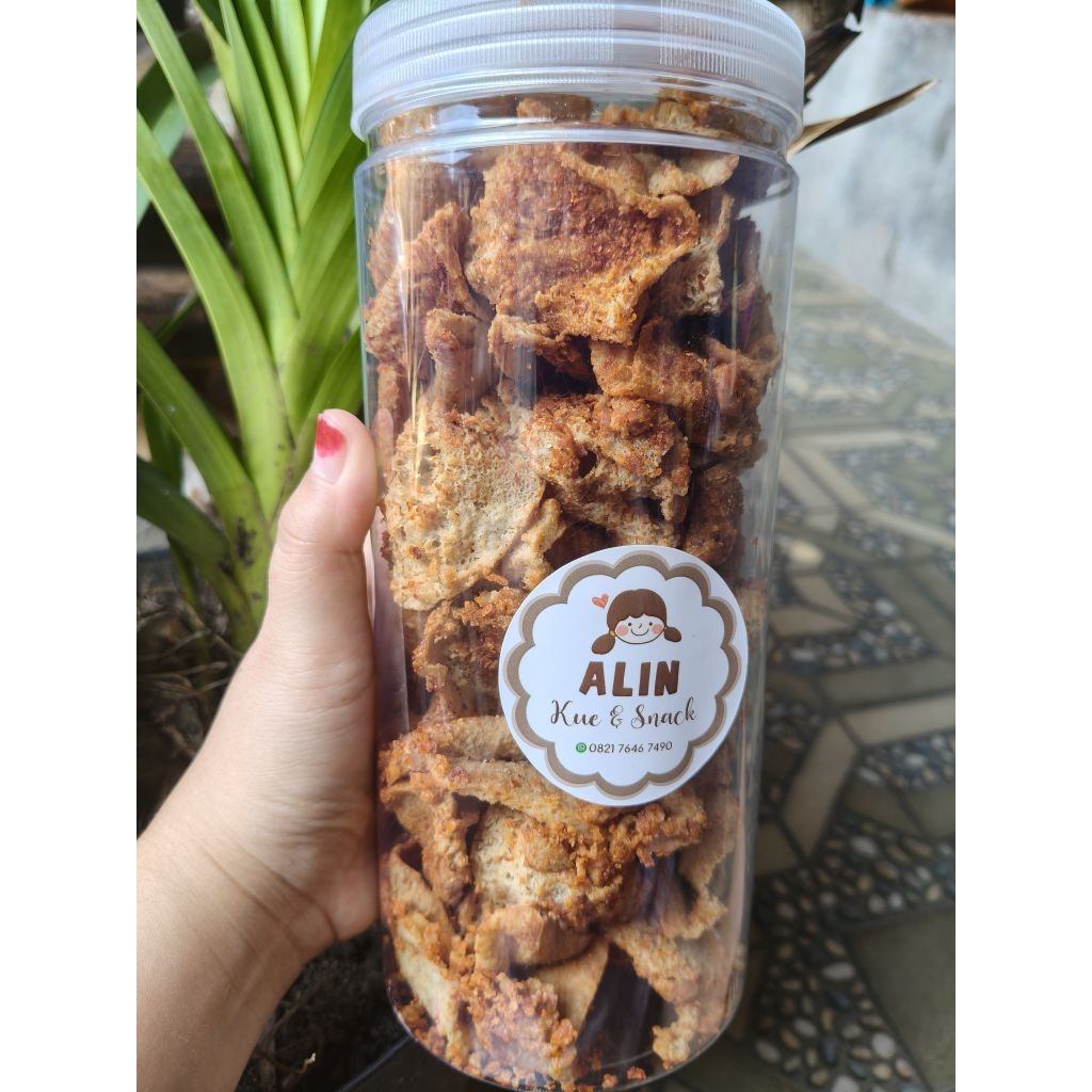 

Keripik tahu walik pedas / Toples 1300ml