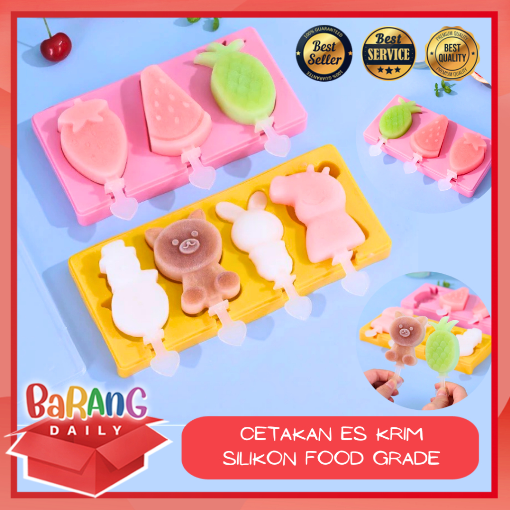 CETAKAN ES KRIM SILIKON STIK ES KRIM CETAKAN ICE CREAM POPSICLE