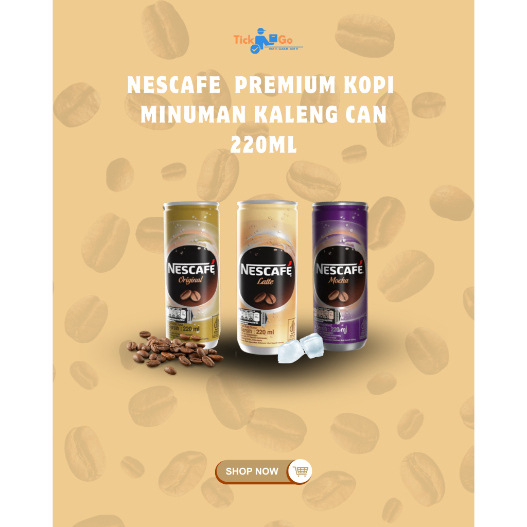 

TICKNG0-NESCAFE Kopi Minuman Kaleng Can 220ml