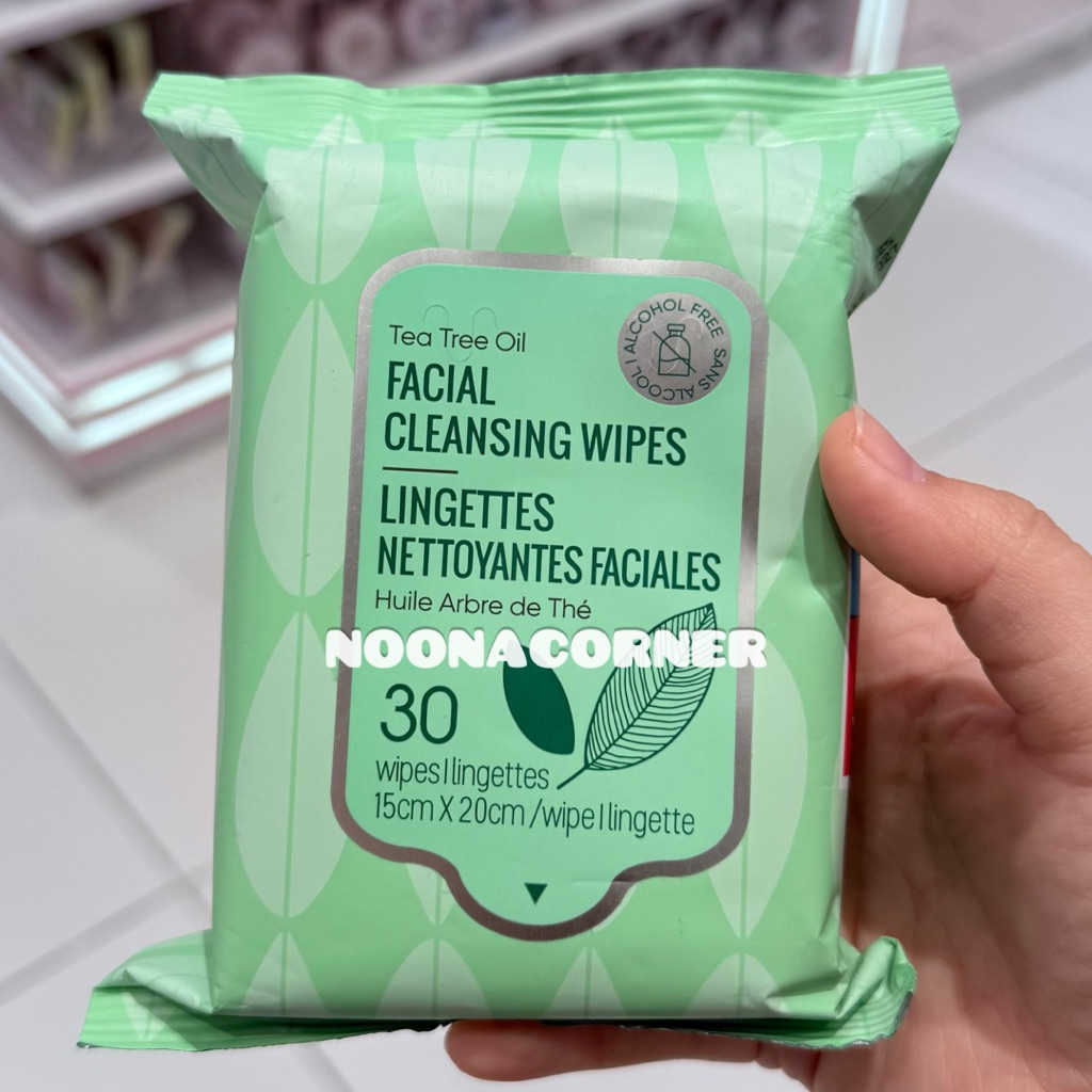 Miniso ‼️ Facial Cleansing Wipes / Tissue Basah Wajah Tea Tree Oil Miniso Collections (30 wipes)