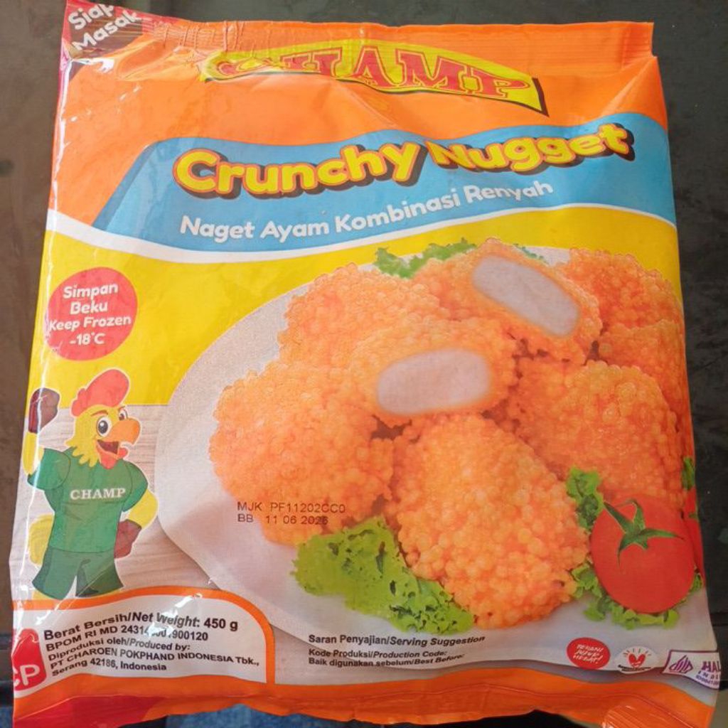 

Champ crunchy nugget 450 gr