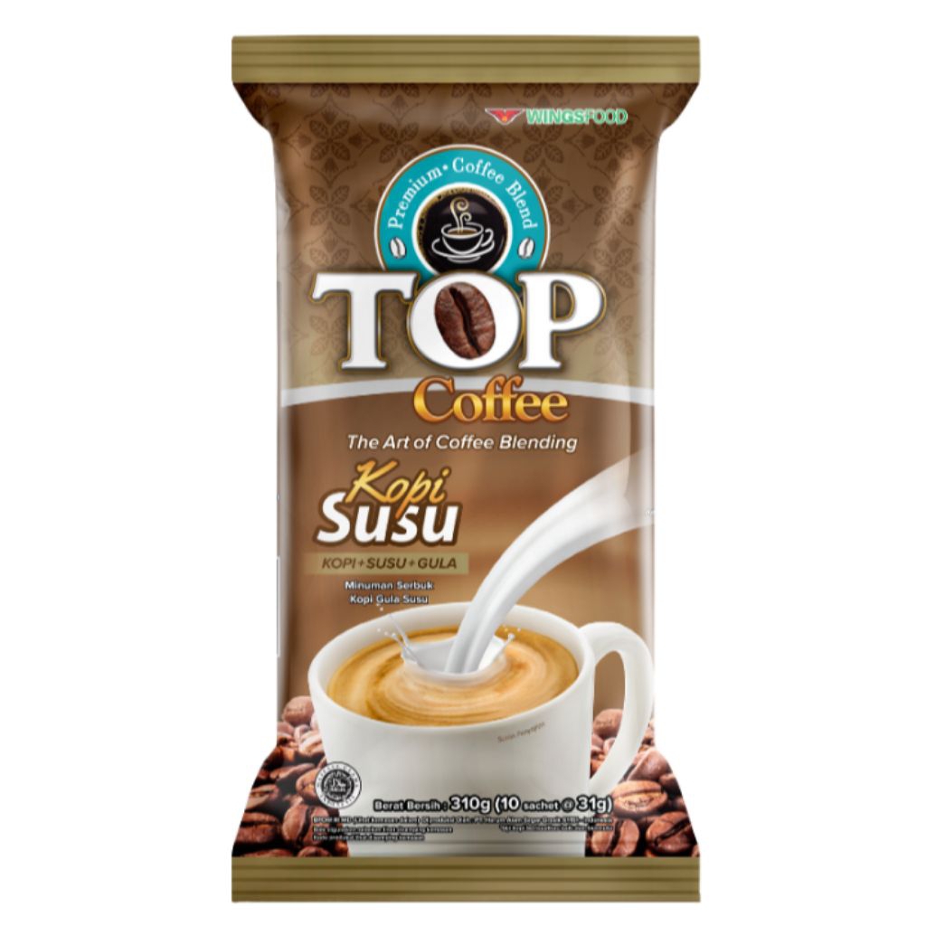 

TOP Coffee Kopi Susu 3 in 1 Instan 10 x 31 g