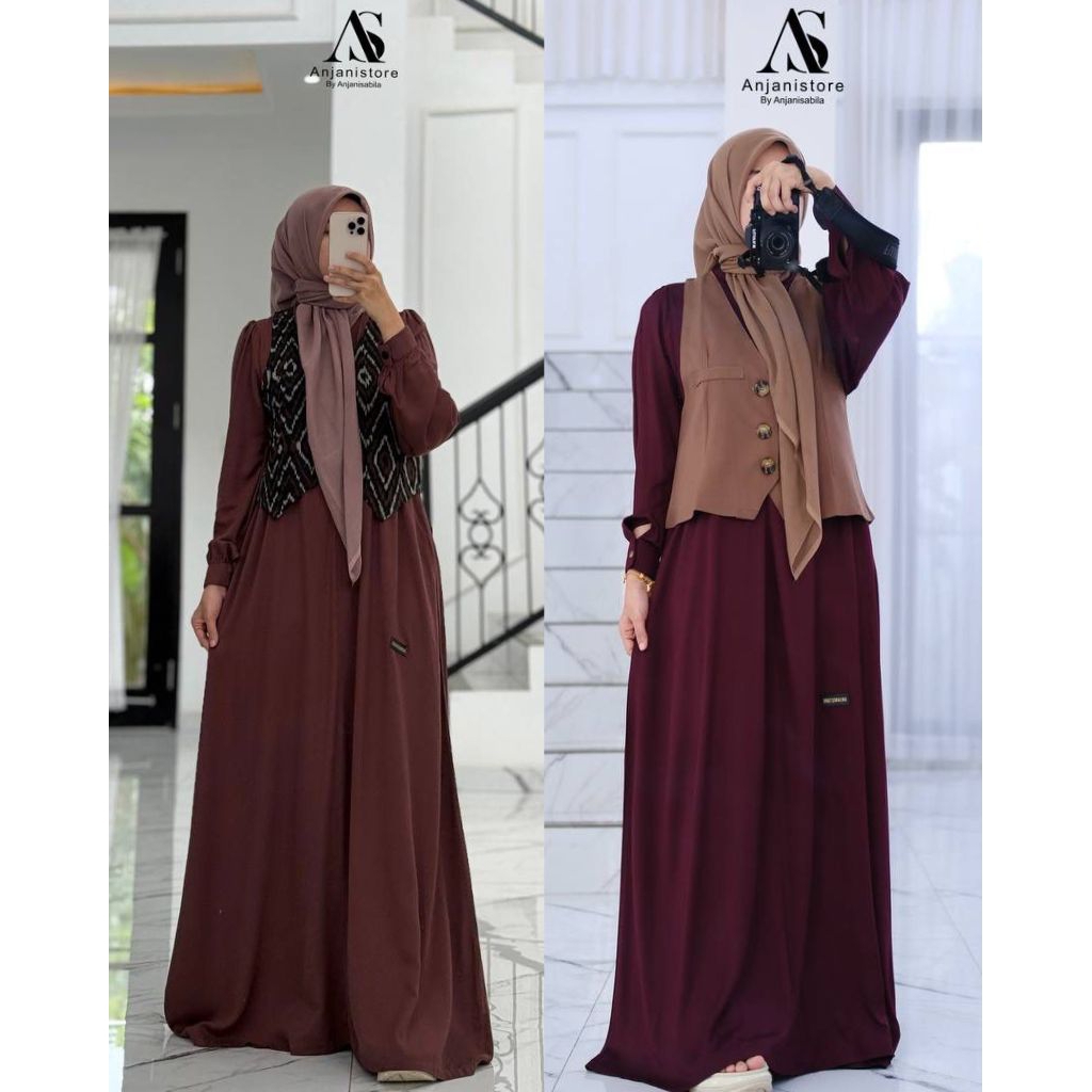 DRESS TWILL ORI ANJANI ((READY))