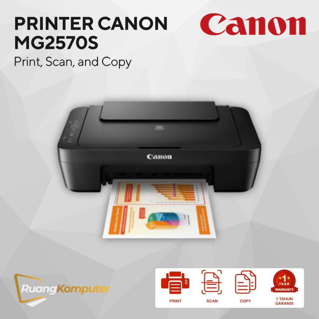 CANON PIXMA MG2570S PRINTER INKJET CARTRIDGE PRINT & SCAN ALL IN ONE