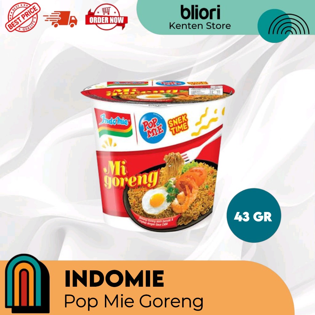 

INDOMIE POP MIE RASA MIE GORENG 43 GR POPMIE