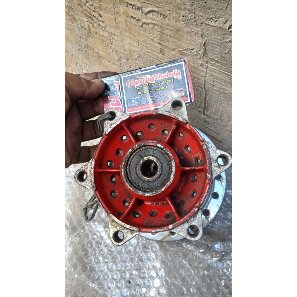 TROMOL BELAKANG SUZUKI TS125 SUDAH MODIF CAKRAM,original