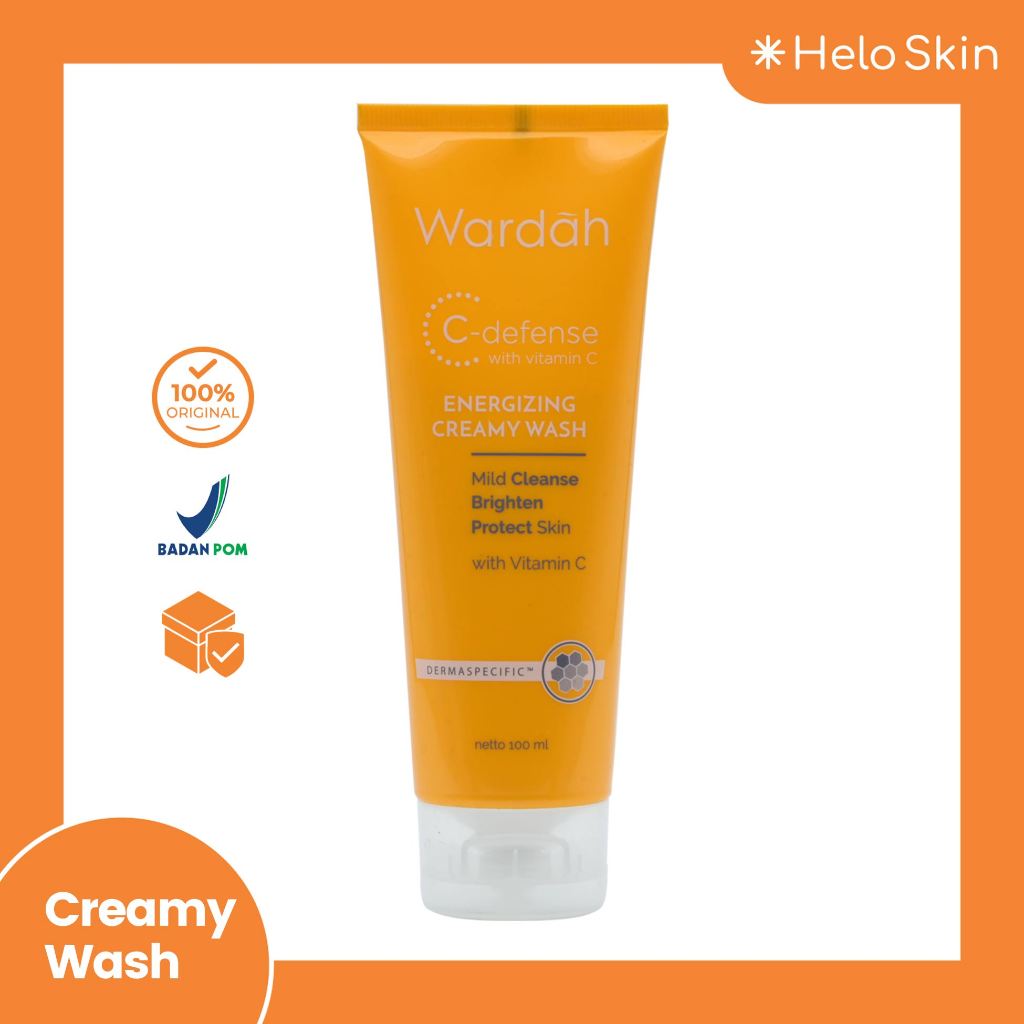 Wardah Facial Foam C_Defense Creamy 100 Ml