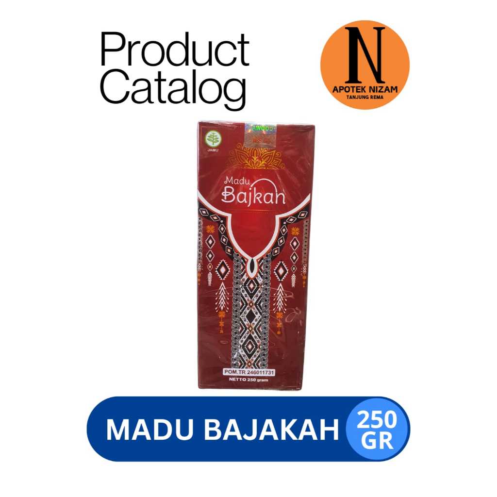 

MADU HERBAL AKAR BAJAKAH BORNEO 250 GRAM / Madu Bajkah