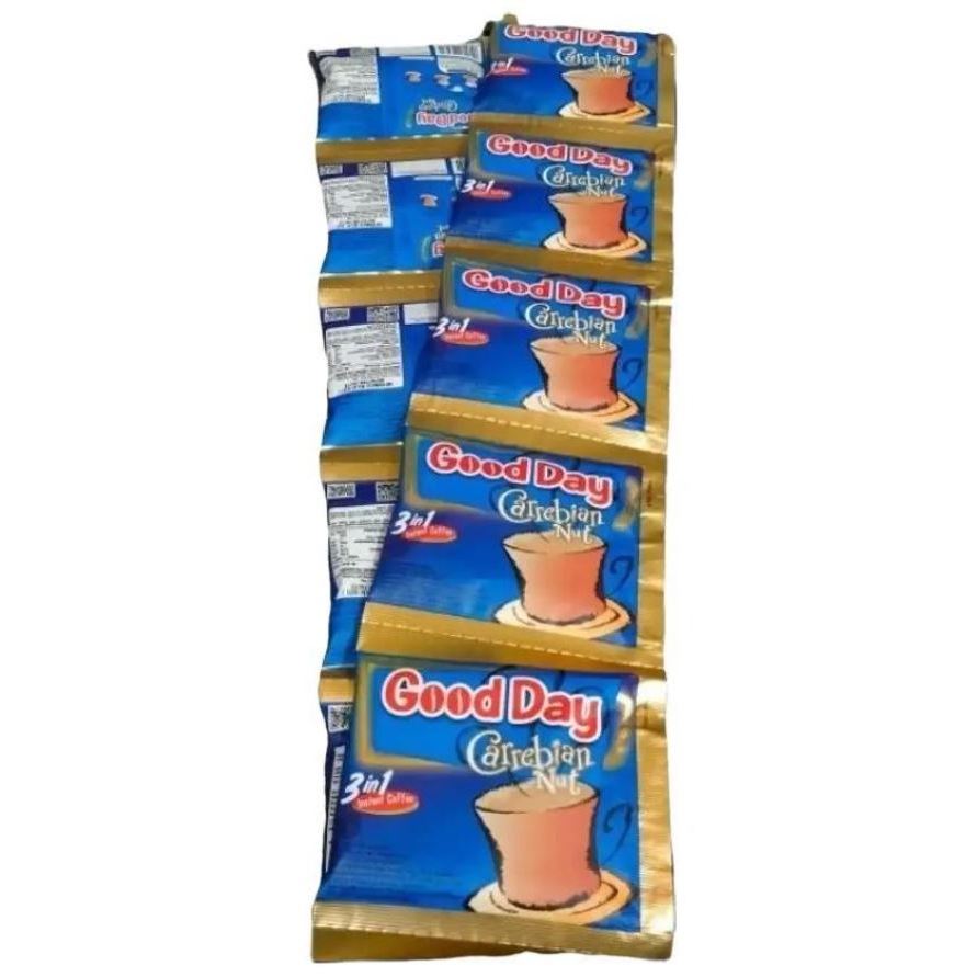 

Good day kopi carrebian nut renceng 10 x 20 gram