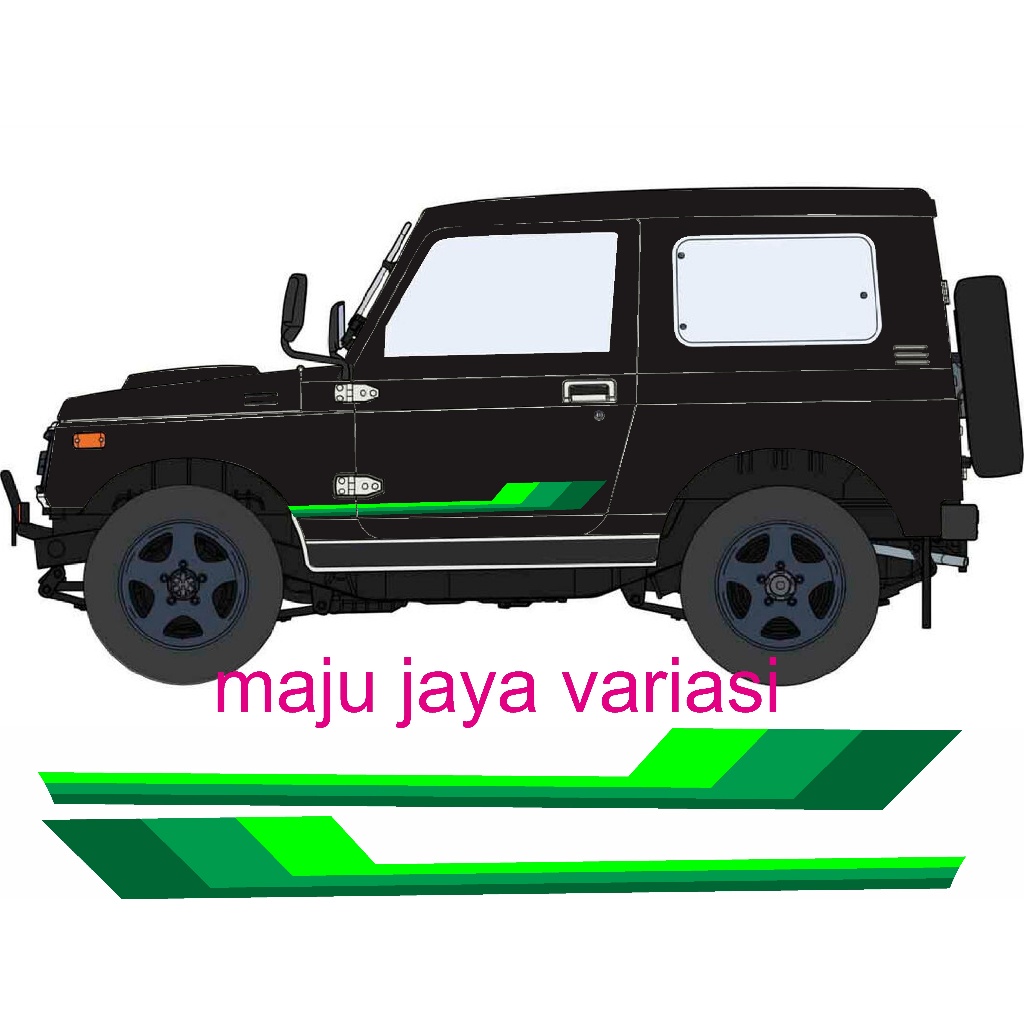 stiker striping lis body samping katana jimny jdm 002