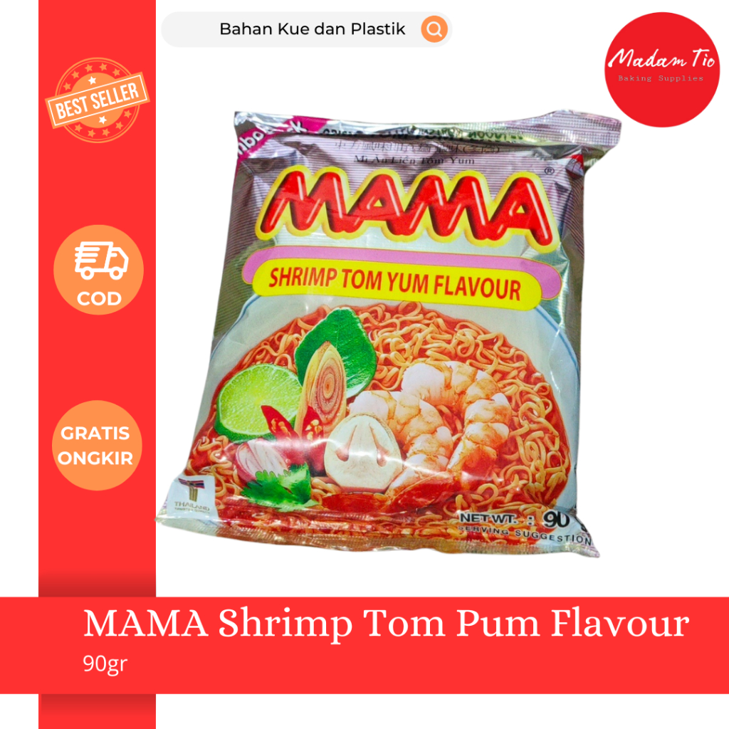

Mie Instan MAMA Shrimp Tom Pum Flavour 90gram 1pcs