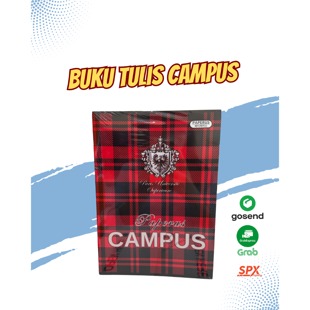 

Buku Tulis CAMPUS PAPERUS 38 lembar (10 BUKU)
