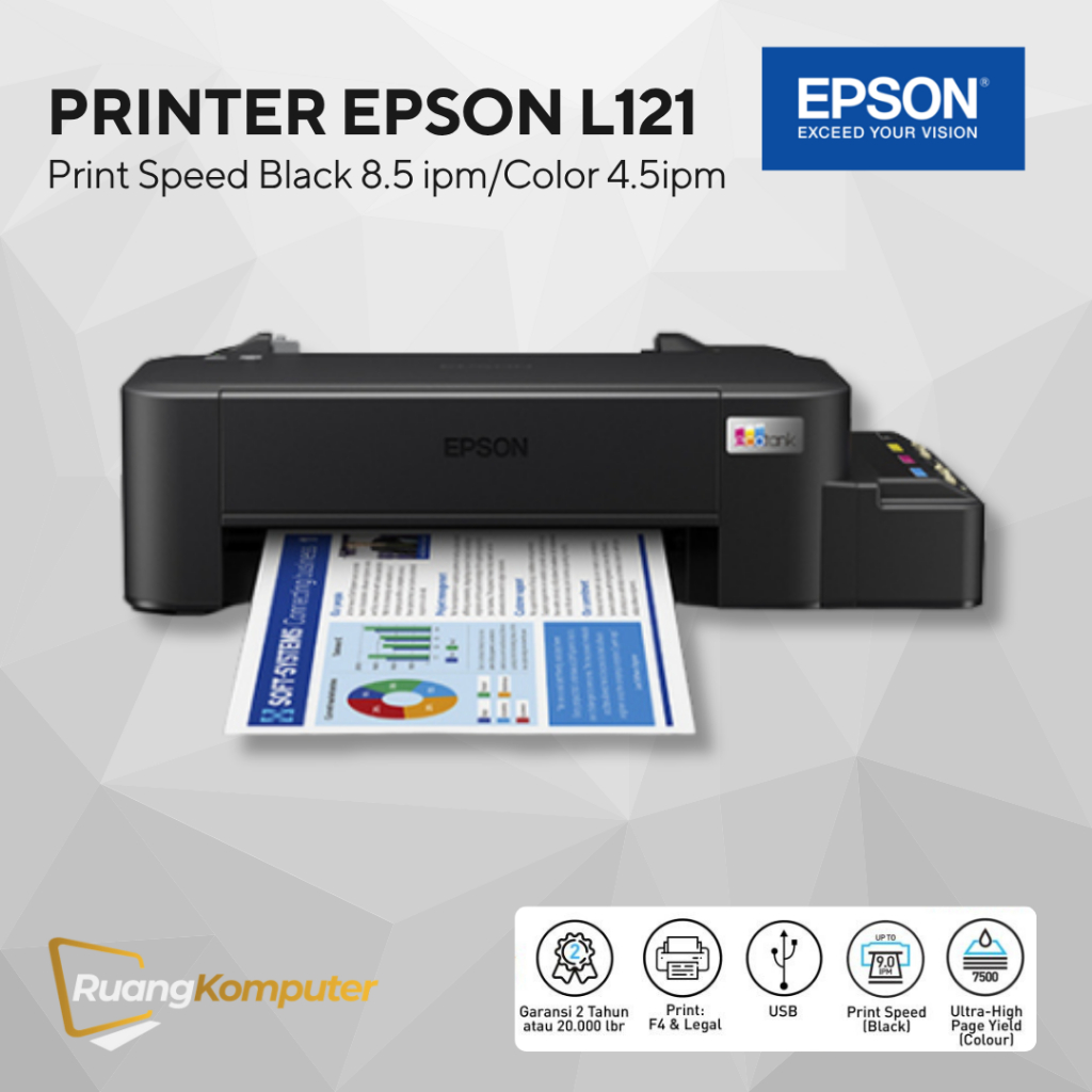 EPSON L121 ECOTANK PRINTER ORIGINAL