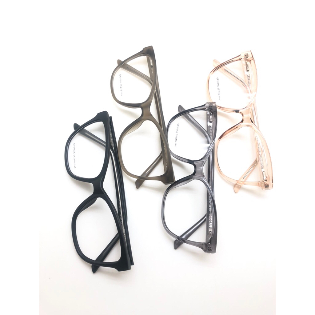 Kacamata Wanita Cat Eye Besar Premium 21056 drn Lensa Minus Cylinder Photocromic Blueray