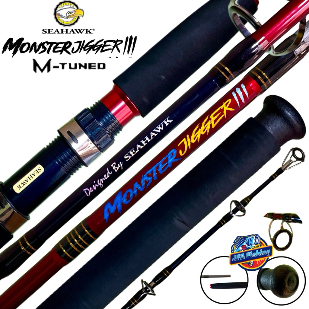 Joran Jigging Rod SeaHawk MONSTER JIGGER 3 165/180 15-40Lb