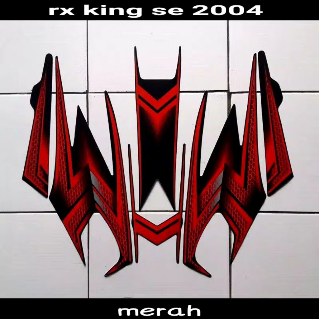 Stiker Striping List Body Motor Yamaha Rx King 2004 Special Edition