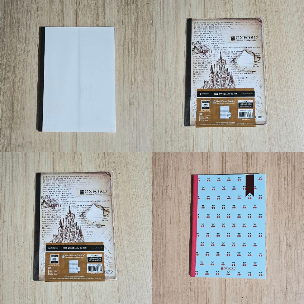 

[BACA DESKRIPSI] Oxford Buku Tulis B5 A5 Vintage 30 70 80 Lembar Notebook Buku Tulis Multifungsi Kertas Premium