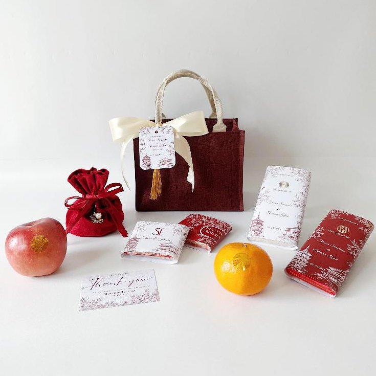 Littlezora - Sangjit Hampers Teapai | Gift Set Hampers Teapai Sangjit | Wedding Souvenir Birthday Ba