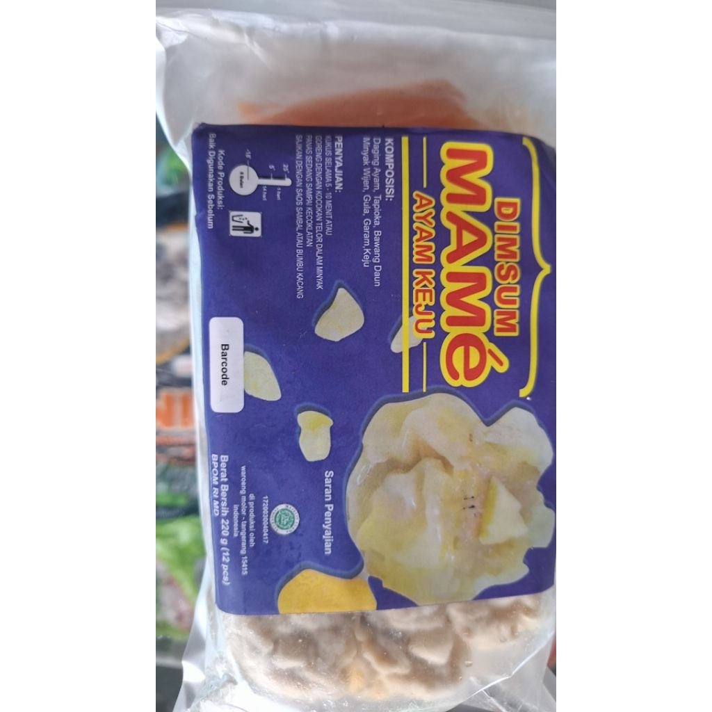 

DIMSUM MAME' AYAM KEJU 220g ( 12 pcs )
