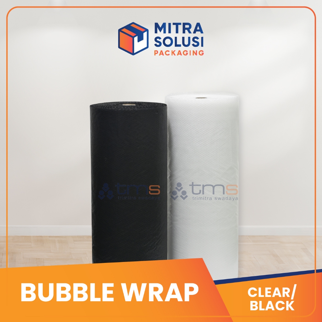 

Bubble Wrap Clear/Black 125cm x 50m