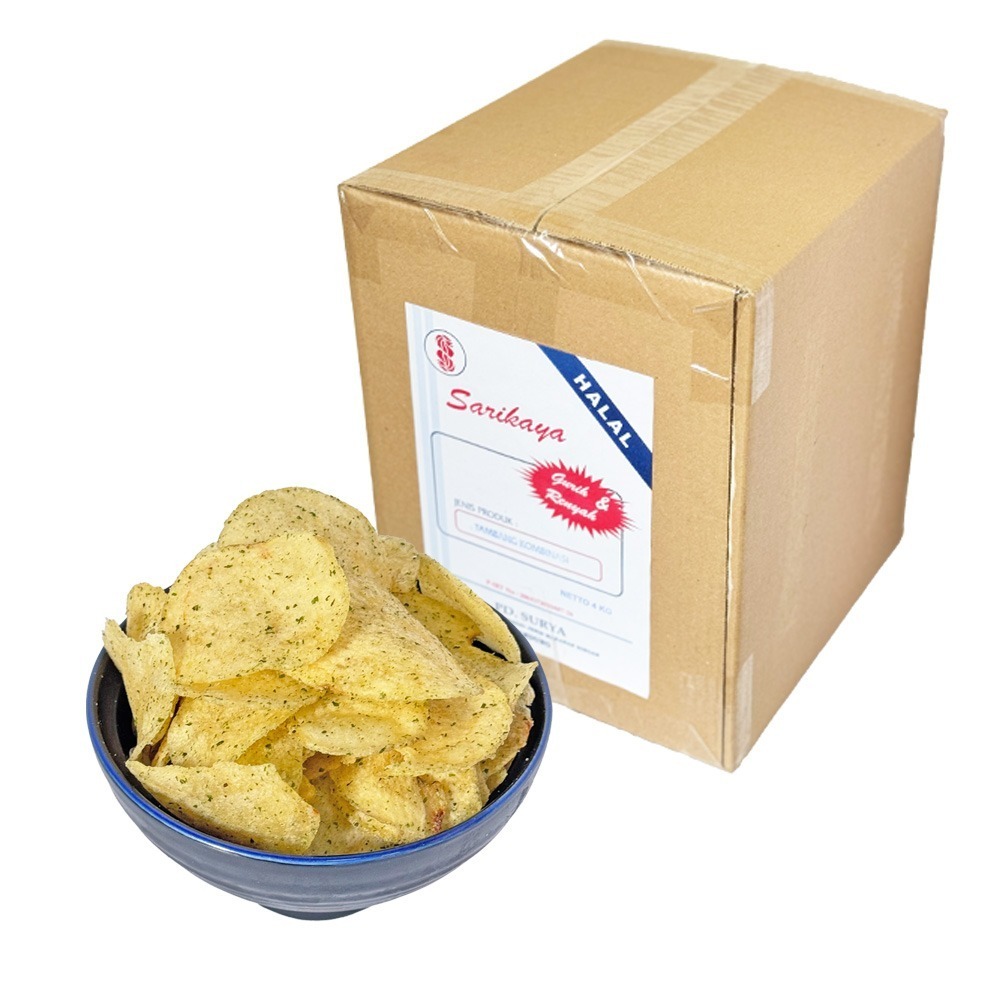 

Sehati Snack - Keripik Kentang Seaweed Sy Keripik Renyah Gurih | 250gr, 500gr Ecer