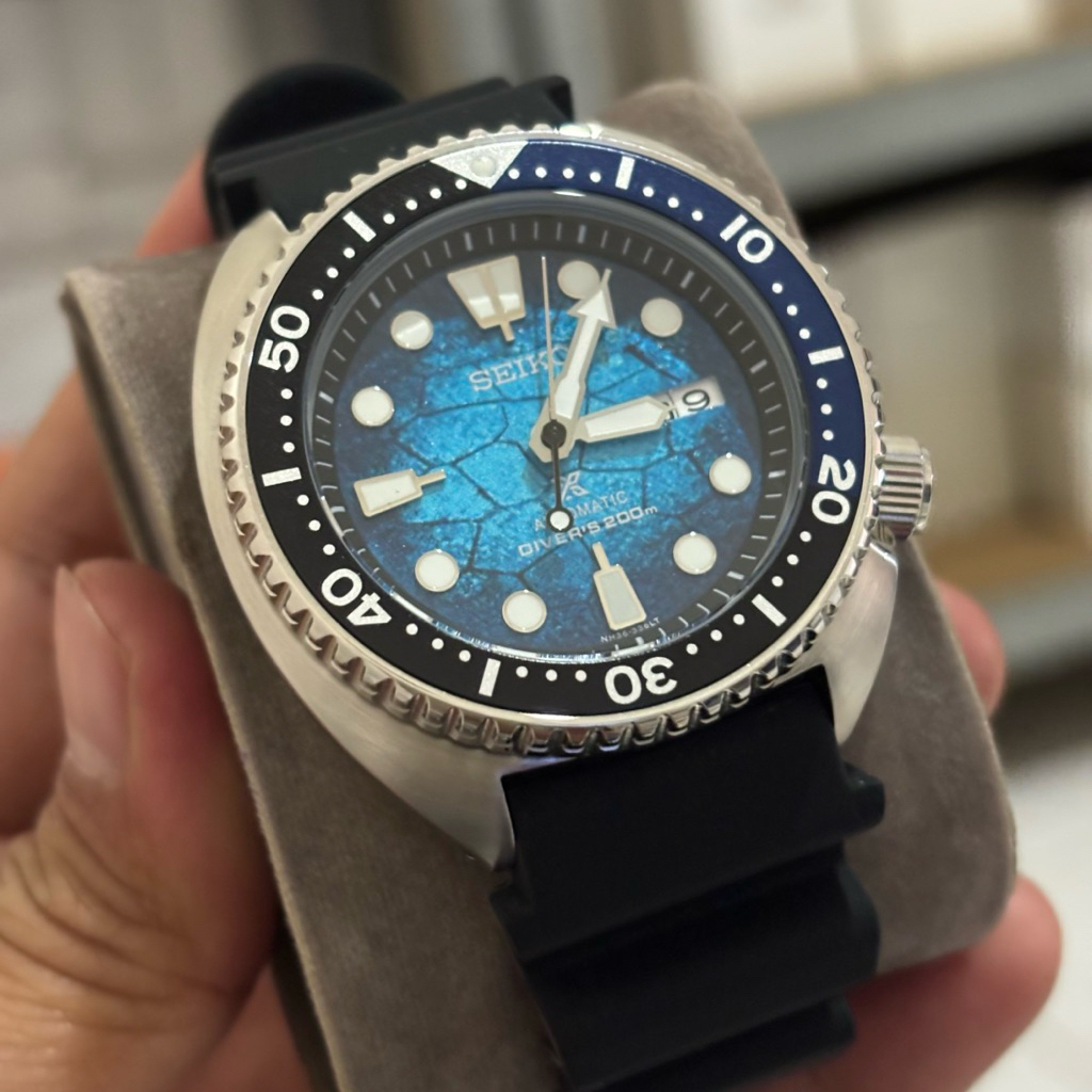 SEIKO TURTLE PROSPEX PADI OCEAN RUBBER KARET AUTOMATIC  [ LIMITED ]