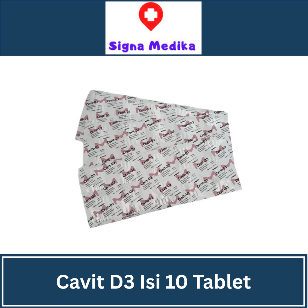 Cavit D3 isi 10 tablet - suplement kalsium