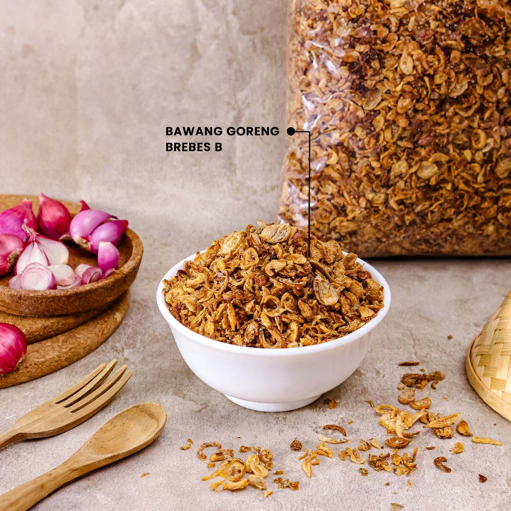 

Bawang Merah Goreng Brambang Merah Brebes A & B 1 Kg – Renyah Gurih Untuk Taburan Masakan Soto Bakso