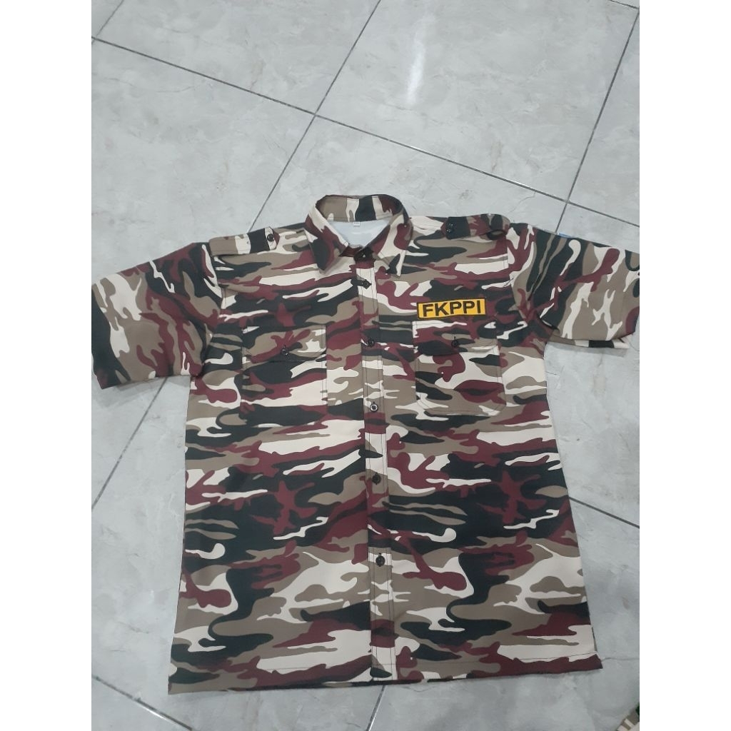 Kemeja PDH Pendek & Panjang FKPPI + Logo bordir