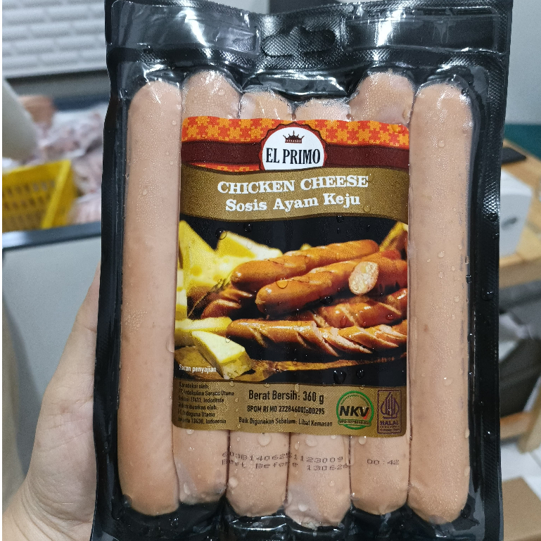 

EL PRIMO CHICKEN CHEESE SAUSAGE 360GRAM / EL PRIMO