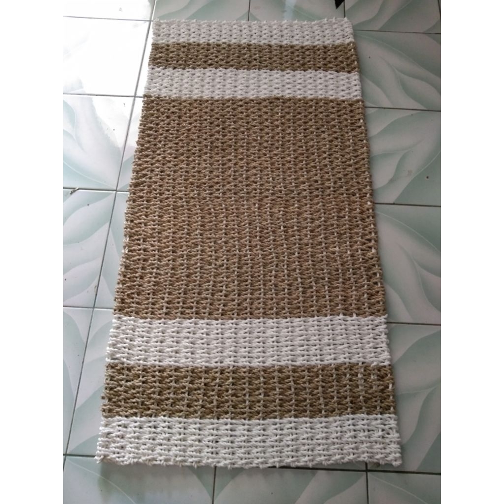 RUG SEAGRASS/KARPET SEAGRASS KOTAK/KARPET AESTHETIC/BISA REQUEST UKURAN DAN WARNA
